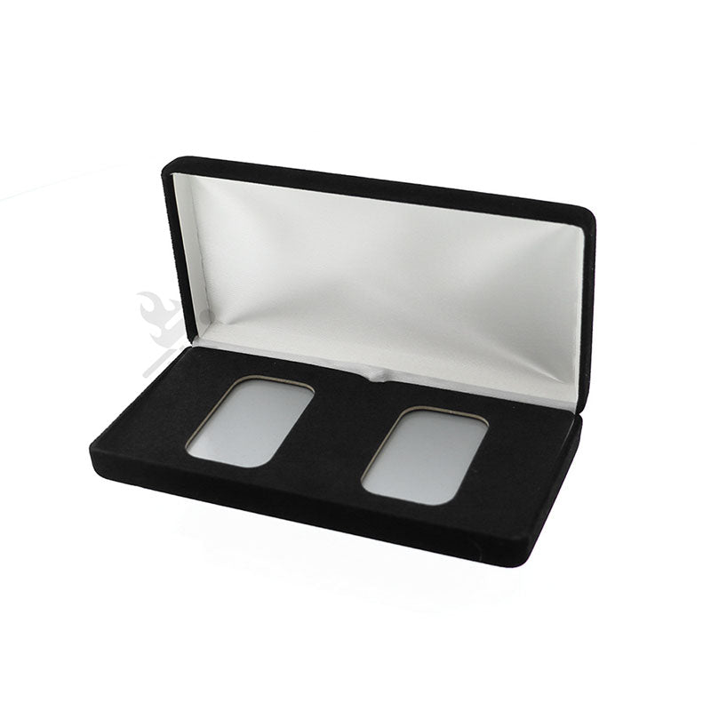 Double Vertical Bar Display Box for Air-Tite 1oz Silver Bar Holders