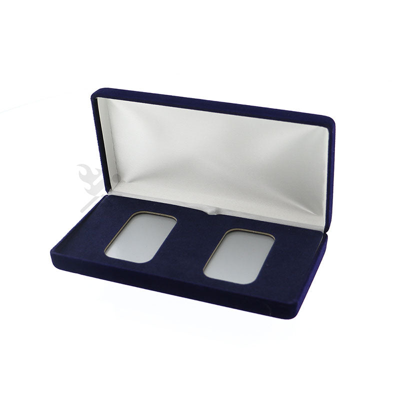 Double Vertical Bar Display Box for Air-Tite 1oz Silver Bar Holders