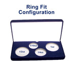 Gold Eagle Collection Ring Fit Coin Display Box for 1/10oz, 1/4oz, 1/2oz & 1oz Gold Eagles
