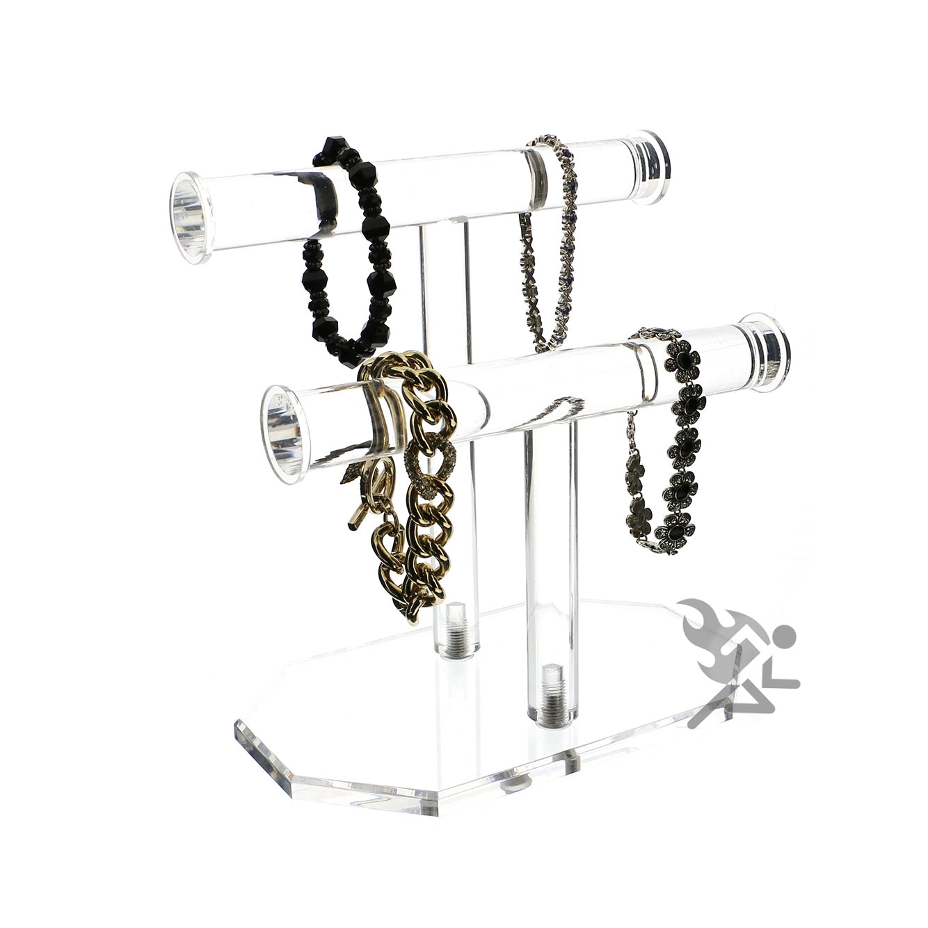Bracelet Display Stand, 2 Tier Jewelry Holder