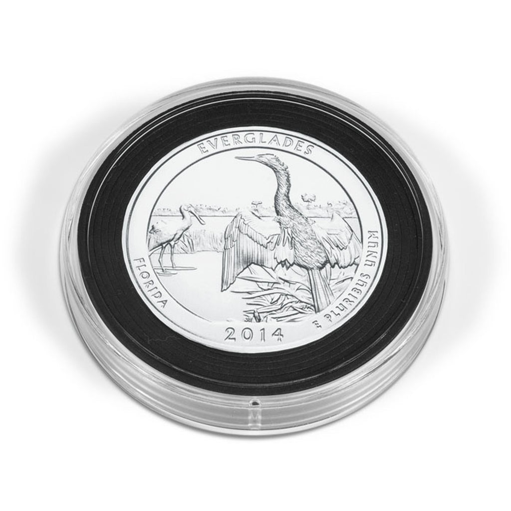 Caps XL 53mm - 101mm Black Ring Coin Holder