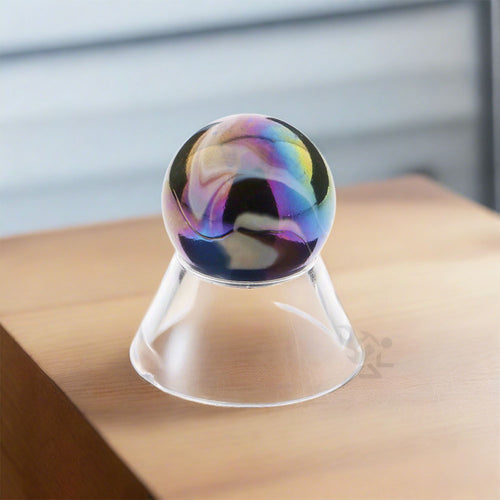 Round Reversible Cone Display Stand for Golf Balls Marbles Eggs Spheres