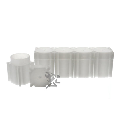 Square Coin Storage Tubes for Half Dollars