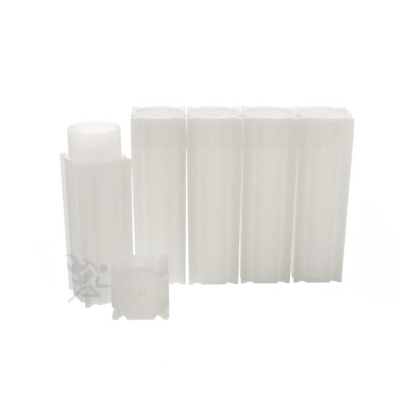 Square Coin Storage Tubes for Nickels