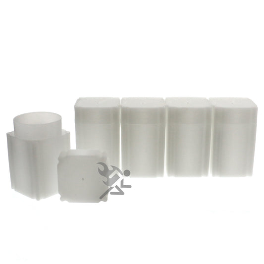 Square Coin Storage Tubes for 1oz Silver Eagles
