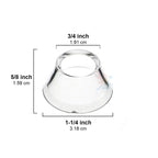 Round Reversible Cone Display Stand for Golf Balls Marbles Eggs Spheres