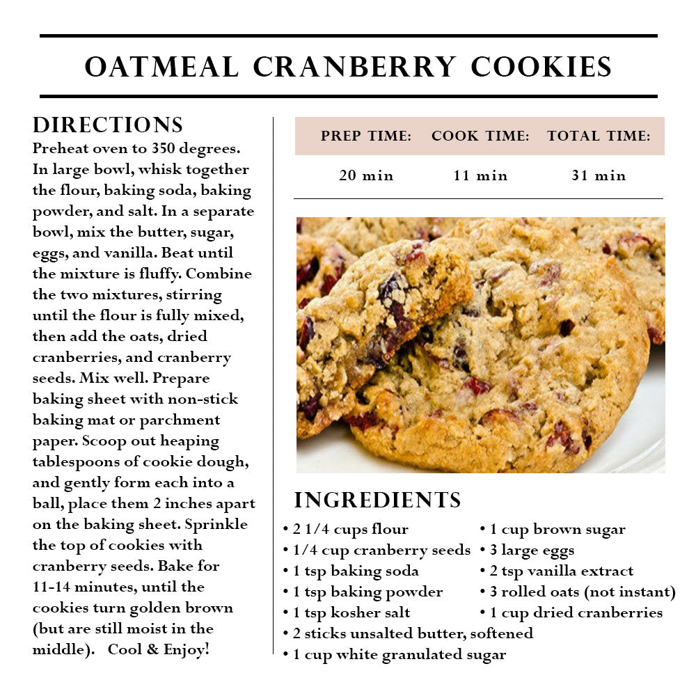 Edible Cranberry Seeds | High in Fiber, Heart Healthy Omega 3, Urinary Support Cranberry Supplement