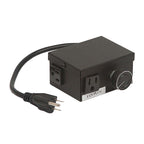 DRB001 Dual Receptacle Speed Control Box for Fireplace Fan & Blower Kits
