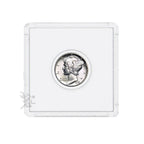 Edgar Marcus Snap-Tite 2x2 Plastic Coin Holders for Dime, 25 ct Box
