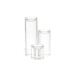 3 Piece Dimple Riser Clear Round Columns Set