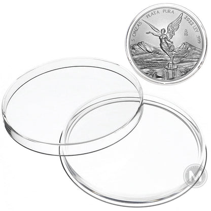 Direct Fit 65mm Coin Holders for 5oz Silver Libertad