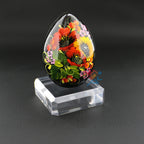 Acrylic Display Stand Block with Beveled Edge, 1" H x 3" Square