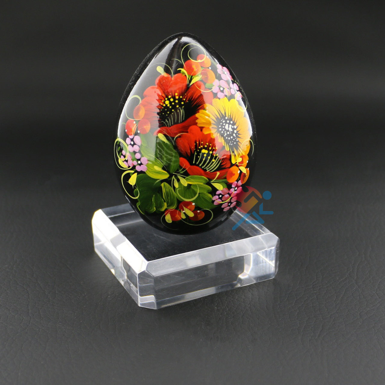 Acrylic Display Stand Block with Beveled Edge, 1" H x 3" Square