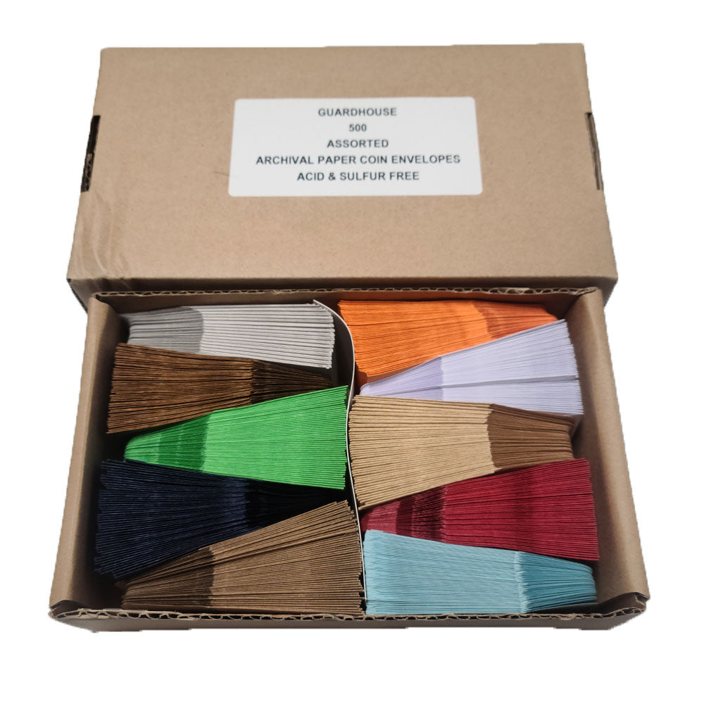 Guardhouse 2x2 Paper Coin Envelopes, Box of 500
