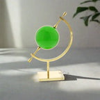 Gold Toned Sphere Holder Caliper Display Stand