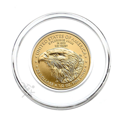 Air-Tite H27 Direct Fit Coin Holders for 1/2oz Gold Eagles