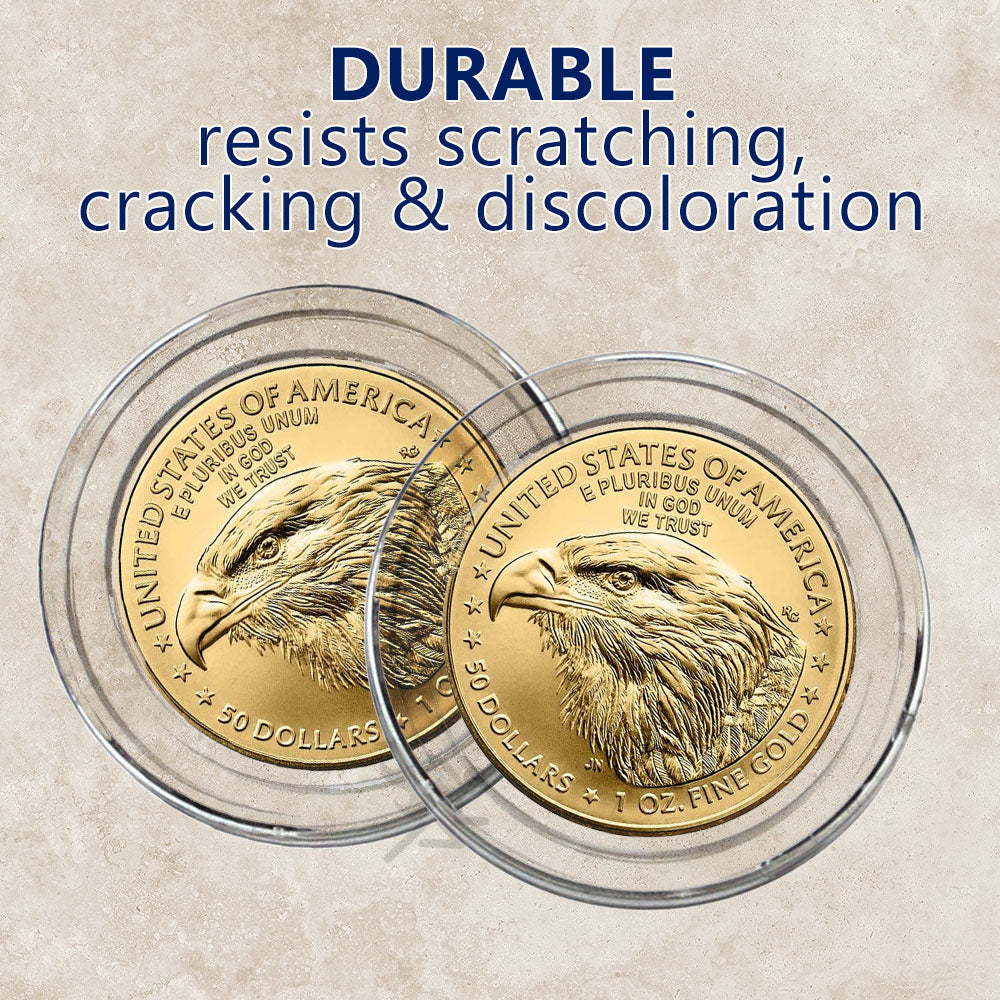 H32 Direct Fit Coin Holders for 32.7mm 1oz Gold Eagles – OnFireGuy