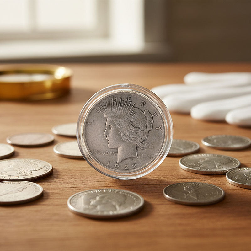 H38 Direct Fit Coin Holders for 38.1mm 1oz Silver Dollars