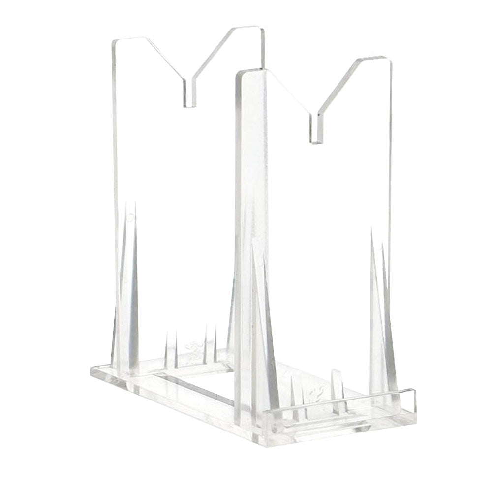 Onfireguy 250-Pack Large Adjustable Clear Acrylic Fishing Lure Display Stand Easels for Large Fishing Lures, Wildlife Calls, and Knives