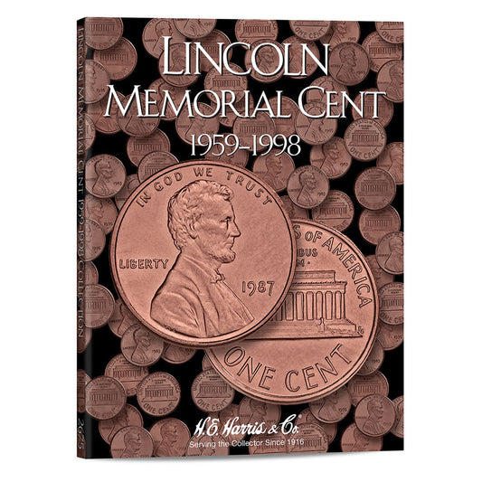 Whitman Lincoln Memorial Cent Coin Folder 1959 - 1998