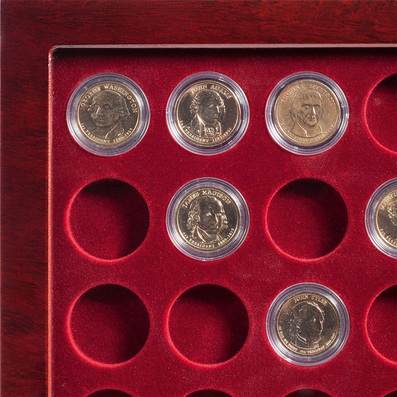 Louvre Coin Showcase for Air-Tite LRG - "H" Coin Holders