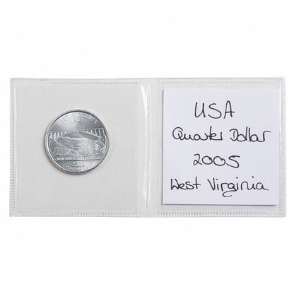 Lighthouse 2x2" Double Pocket Coin Flips 100 per Pack