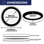 38mm Ring Fit Coin Holders for 1oz Silver Dollars