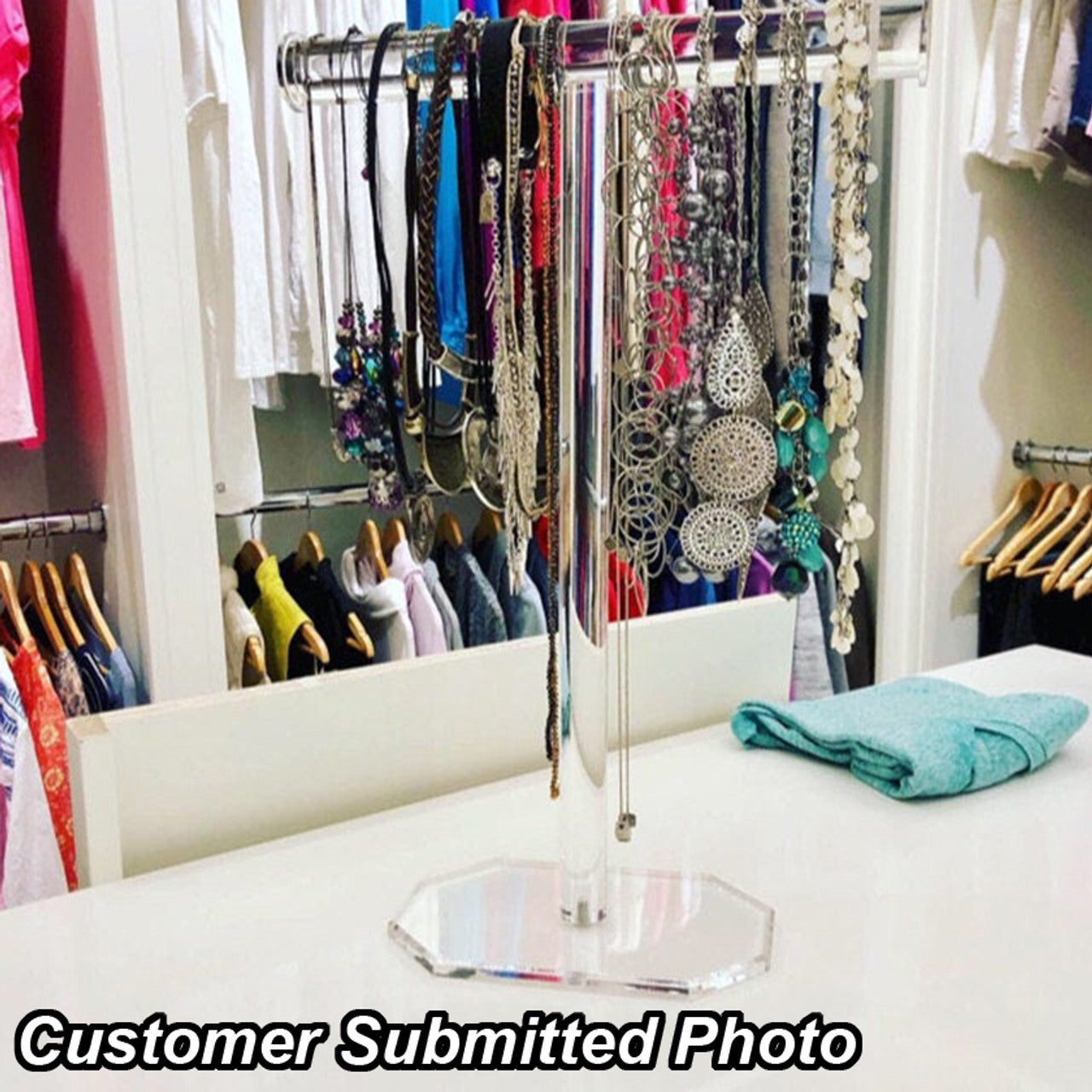 Necklace Jewelry Holder Display Stand, Extra Large