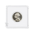 Edgar Marcus Snap-Tite 2x2 Plastic Coin Holders for Nickel, 25 ct Box