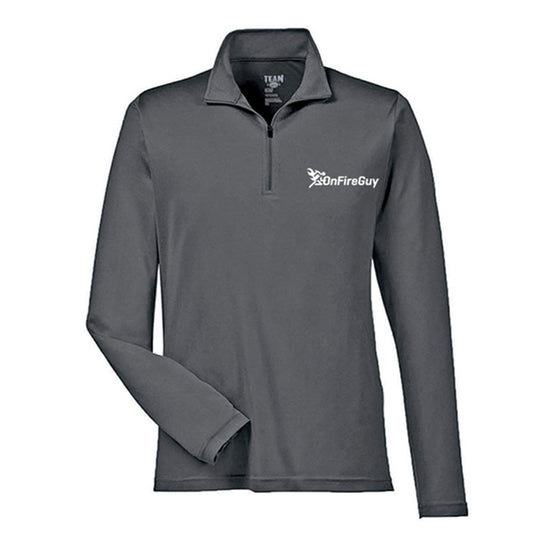 OnFireGuy Ladies Grey Quarter Zip