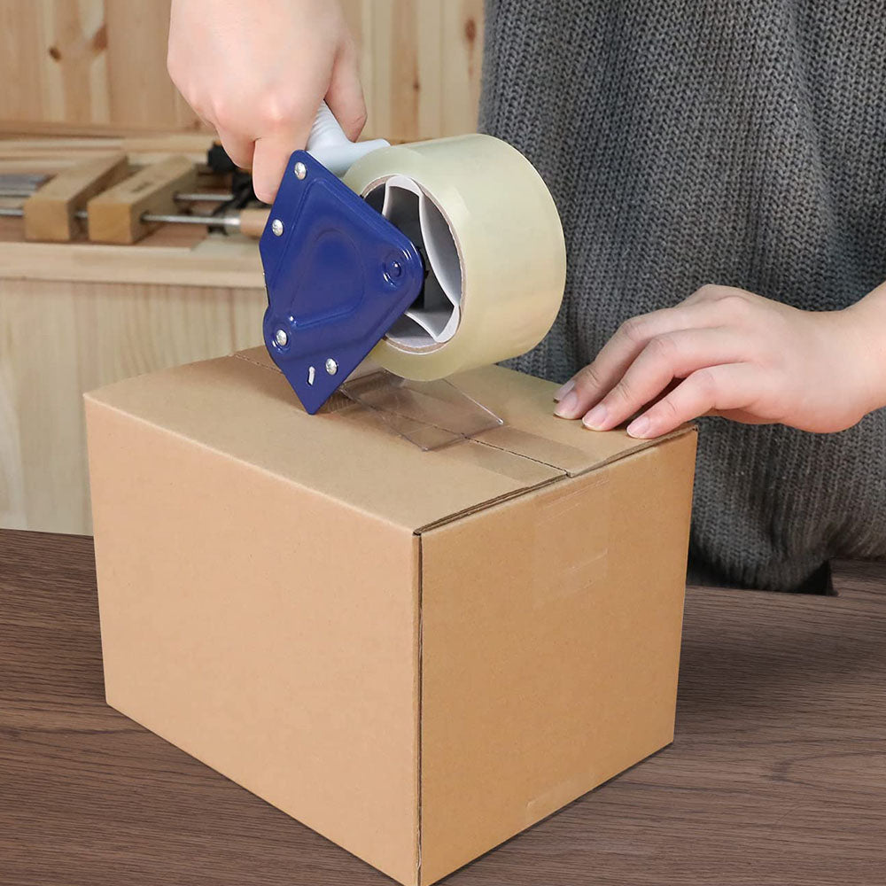 Crystal Clear Transparent Packing Tape (6 Rolls x 110 Yards)