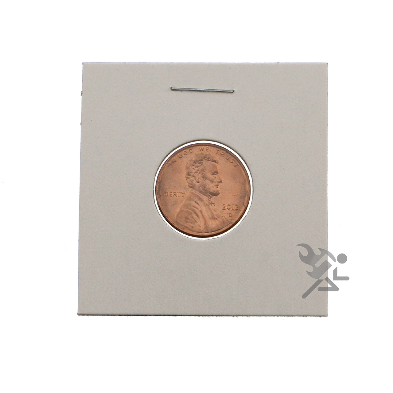 Cardboard & Mylar 2x2 Penny/Cent Coin Flips Qty: 100