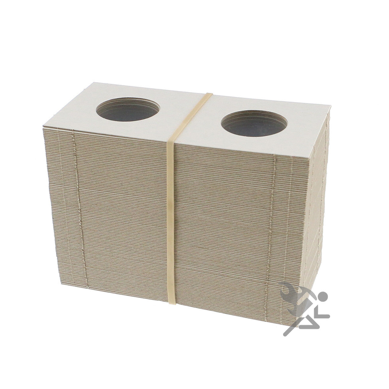 Cardboard & Mylar 2x2 Quarter Coin Flips Qty: 100