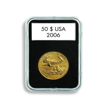 Lighthouse Quickslab 16mm Coin Capsule Slab 1/10oz Eagles Leaf 5 Pack