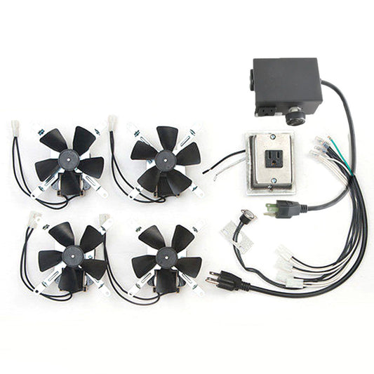Montigo RFK 3004 Heat Activated Fireplace Fan Blower Kit Replacement for RFK 1007