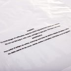 Permanent Seal 8x10" Clear Product Bags with Suffocation Warning