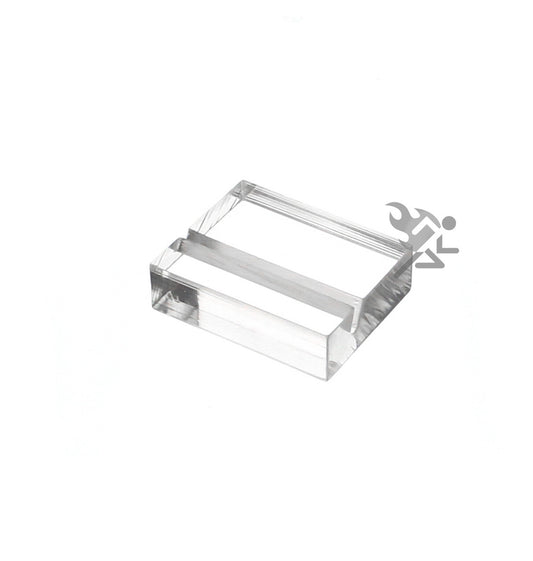 1-3/4" Slotted Display Stand Block for Place Settings Business Cards and Product Labels with 1/8" Shelf