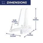 OnFireGuy Clear Display Easel Dimensions