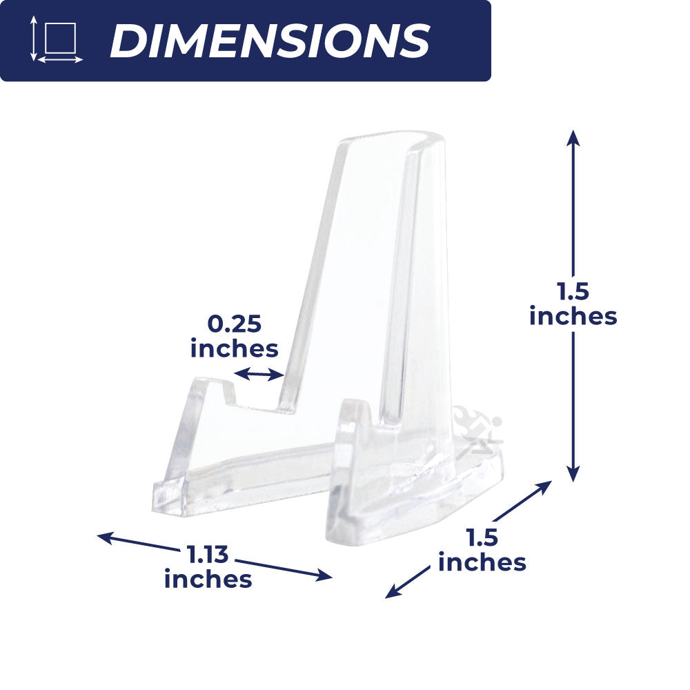 OnFireGuy Clear Display Easel Dimensions