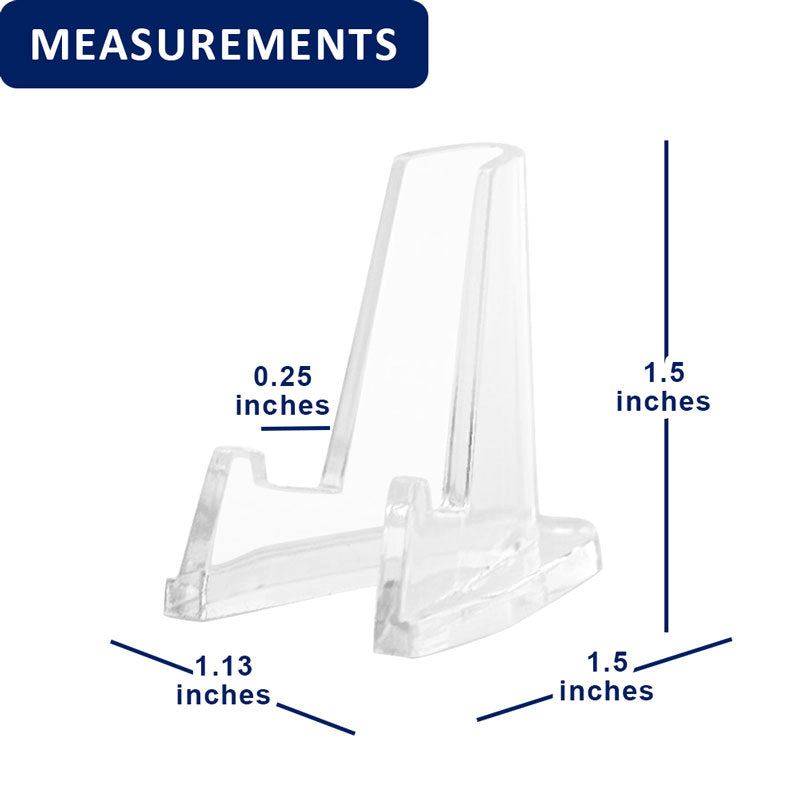 Small Display Stand Deluxe Easels with 1/4" Shelf