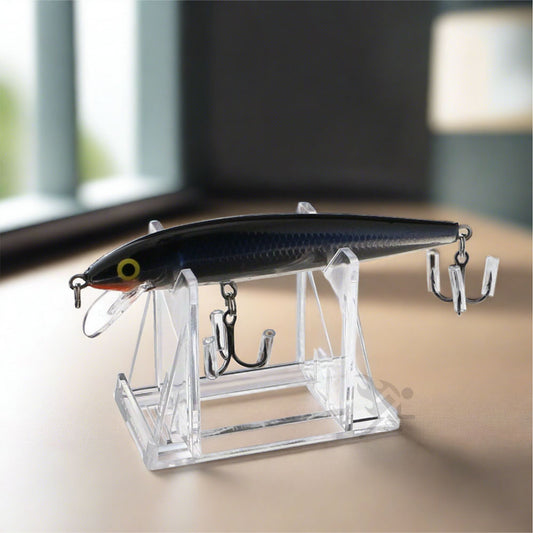 Yiexson Fishing Lure Display Stand Easels Transparent Display E0V0