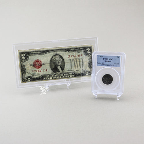 2" Display Stand Easel for Belt Buckles, Phones, Coins & Currency