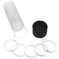 Capsule Tube & 20 T30 Direct Fit Coin Holders for 30.6mm US Half Dollars