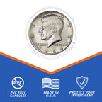 76.8mm Direct Fit Coin Holders for 5oz America the Beautiful