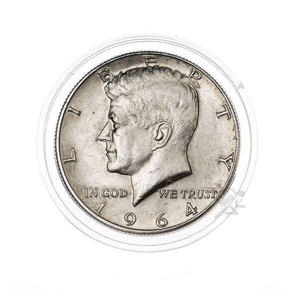Capsule Tube & 20 Direct Fit 30.6mm Coin Holders for US Half Dollars