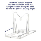 Small Two-Piece Adjustable Display Stand Easels