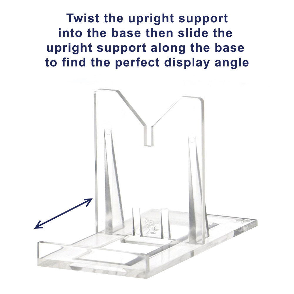 Small Two-Piece Adjustable Display Stand Easels