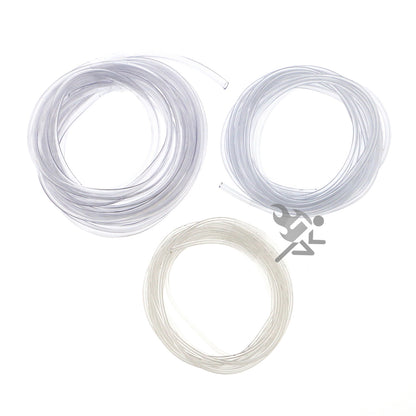 3 Size Variety Pack of Clear Flexible Vinyl Tubing