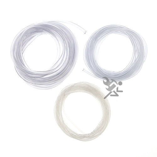 3 Size Variety Pack of Clear Flexible Vinyl Tubing