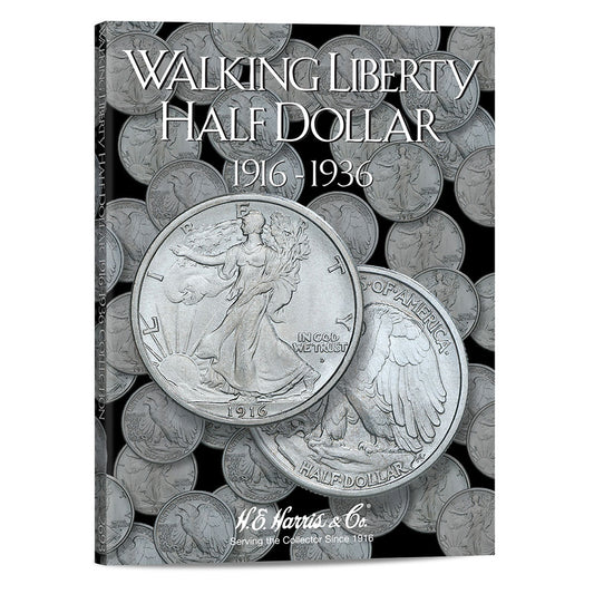 Whitman Walking Liberty Half Dollar Coin Folder 1916 - 1936